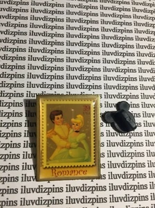 Disney Princess Cinderella and Prince Charming ROMANCE 39 USA Stamp Disney Pin - Picture 1 of 4