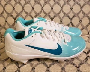 Nike Air Max Flywire Mens METAL Baseball Cleats Size 7.5 Blue White 880261-133 - Picture 1 of 9