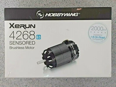 Hobbywing Xerun 4268SD G3 1/8 Scale Sensored Brushless Motor 2000kV 30401908 New - Image 1 of 3