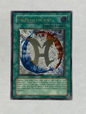 YUGIOH ENHANCED NA Miracle Fusion CRV-EN039 Ultimate Rare Pack Fresh NM - Image 1 of 2