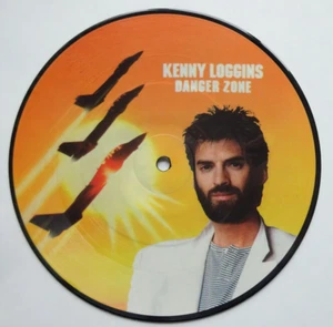 KENNY LOGGINS Danger Zone - Picture Disc 7" (1986) Top Gun - Picture 1 of 2