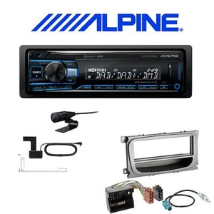 Alpine Autoradio DAB+ Bluetooth Einbauset für Ford Galaxy Facelift silber Canbus - Bild 1 von 5