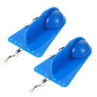 2 Pcs Trolling Lures Fishing Board Diving Bait Placement Adjustable