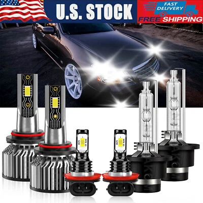 Faro LED + Bombilla antiniebla haz alto/bajo 6x blanco para Infiniti M45 2009 Foto 1 de 4