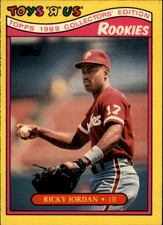 1989 Toys'R'Us Rookies Baseball #17 Ricky Jordan 