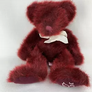 Russ Berrie CINNABERRIE GORGEOUS Christmas Stuffed Bear Joy Vintage Toy Tags - Picture 1 of 12