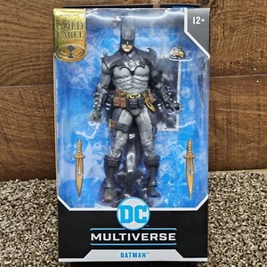 DC Multiverse Batman Designed Todd McFarlane Gold Label Figure Open Box Complete - Picture 1 of 9