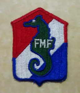USMC 13th Defense Battalion Original WW2 Patch - FMF Anti Aircraft Artillery Bat - Picture 1 of 2