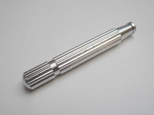 APOLLO SOLINGEN Vintage Tylko UCHWYT, DE Razor UCHWYT SREBRNY! - Zdjęcie 1 z 4