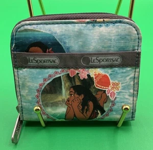 A Very Sweet Nylon LeSportsac X Disney Moana Small Snap Wallet - Picture 1 of 6