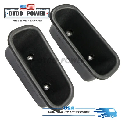 Pair Door Pull Cup Front Left+Right for 1994-02 Ram 2500 3500,1994-2001 Ram 1500 - Image 1 of 4