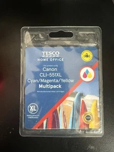 Tesco Canon CLI-551XL Cyan/Magenta/Yellow Multipack - Picture 1 of 2