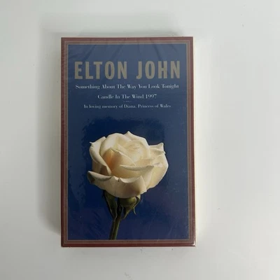 Elton John Cassette Tape Factory SEALED “Candle in the Wind” -  1997 SINGLE Foto 1 de 3