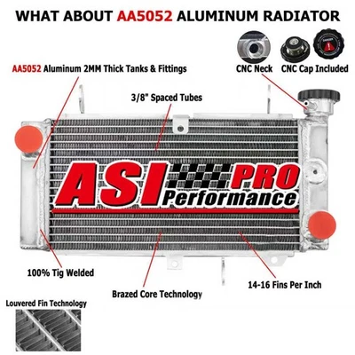 Aluminum Radiator Cooler FIT 2017-2021 2020 Suzuki SV650 SV 650 - Изображение 1 из 4