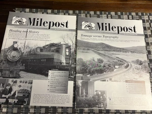Pennsylvania RR Milepost Magazin 2 Ausgaben, Schneepflug, Tonnage vs. Topographie - Bild 1 von 19