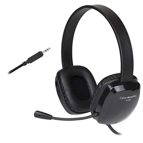Combo de auriculares estéreo Cyber Acoustics K12 enchufe AC-6008 Foto 1 de 1