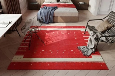 Morgenland Gabbeh Teppich - Loribaft Softy - Aurora Flair - quadratisch - Bild 1 von 2