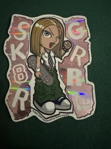 Y2K Skater Girl Vintage Automaten Aufkleber Trendy Holographic ODM 2003 - Bild 1 von 2