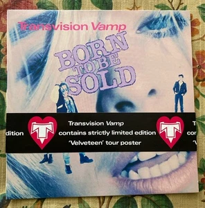 TRANSVISION VAMP - BORN TO BE SOLD 12" VINYL +MASSIVE RARE TOUR POSTER +OBI RING - Bild 1 von 9