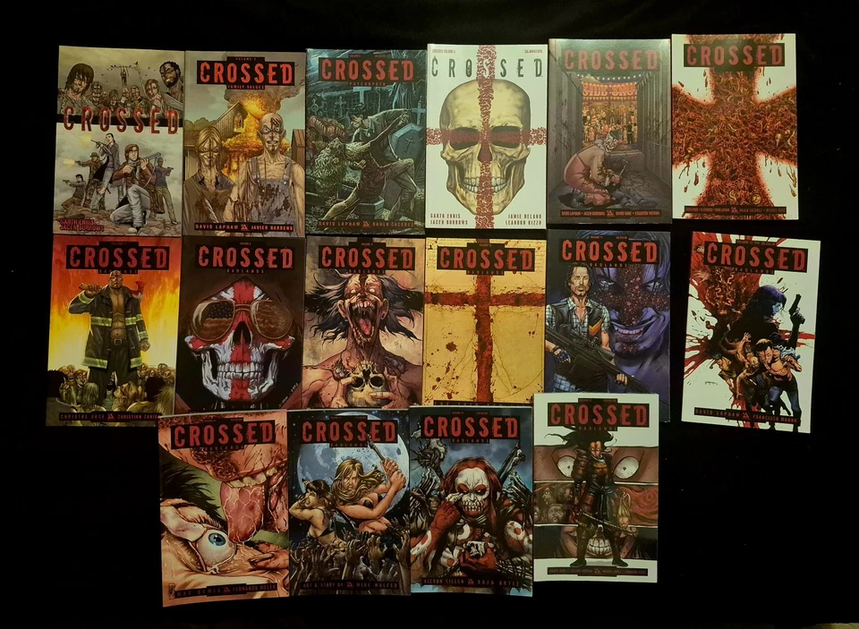 Avatar CROSSED 1 2 3 4 5 6 7 8 9 10 11 12 13 14 15 16 TPB Graphic Novel 1-16 Lot - Image 1 of 2