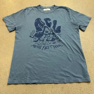 Camisa Imogene And Willie Para Hombres L Azul ACL Austin City Limits Festival de Música - Imagen 1 de 4
