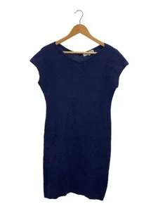 Christian Dior/Short Sleeve Dress/L/Cotton/NVY/ - Picture 1 of 9