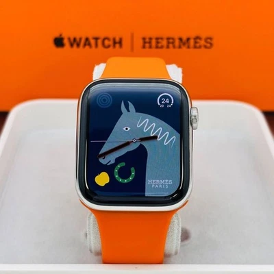 Apple Watch HERMES series6 44mm GPS+Celular Negro Acero Inoxidable Batería B Foto 1 de 4