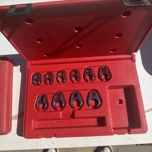 Matco Tools SRBCFNM10B Metric Flare Nut CrowFoot Wrench Set 3/8" Drive 10mm-19mm - Picture 1 of 16