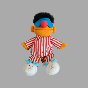 TESTED & WORKING! 1996 Tyco Sesame Street Sing and Snore Ernie Talking Plush - Picture 1 of 13