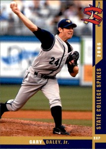 2006 State College Spikes Grandstand #29 Gary Daley Jr. Grass Valley California 