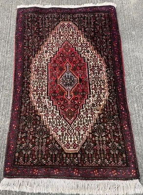 Tapis 110x70cm senneh Noué 古いカーペット teppich Tappeto Rugs carpet Alfombra Matta - Photo 1/4