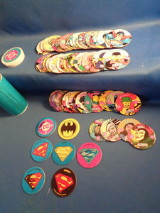 DC UNIVERSE SKYCAPS - 1993 SKYBOX COMPLETE MASTER SET (58) TOTAL w/ CASE ! LQQK