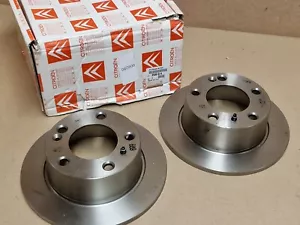 Citroen XM MK1 Mk2 Rear Brake Disc Pair 1989-2000 95661814 Genuine NEW OEM - Picture 1 of 10