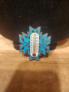 Enamel Olympics Salt Lake Utah 1997 Thermometer - Picture 1 of 5