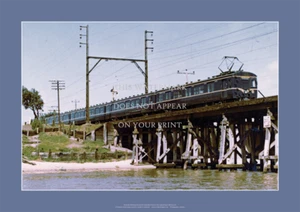 Victorian Railways Harris Train Art Print – Electric Suburban – 2 sizes Poster - Imagen 1 de 4