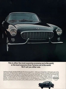 1963 Volvo P-1800 "Either the Most or Least Expensive GT Car" Original Ad - Picture 1 of 1