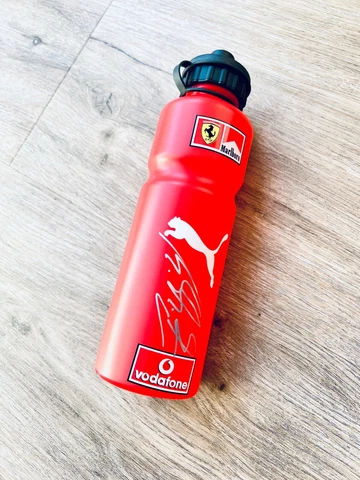 Michael Schumacher 2004 Formula 1 / Personal Drinking Bottle Signed Cover
