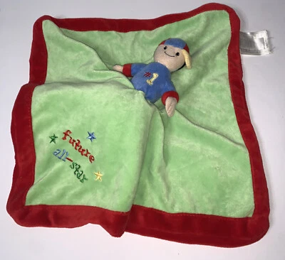 Baby Essentials Reversible Lovey Future All Star Home Run Baseball 14”x14” - Image 1 of 4