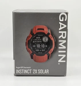Garmin Instinct 2X Solar Unisex Adults Smartwatch - Red (010-02805-11) - Picture 1 of 7