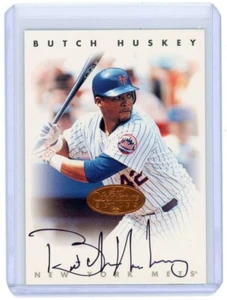 1996 LEAF (NO#) BUTCH HUSKEY AUTOGRAPH (NEW YORK METS) 050125 - Picture 1 of 1