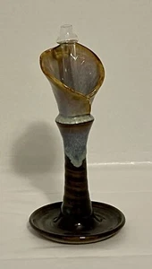Jack in the Pulpit Bud Vase. Signed Pottery - Picture 1 of 8