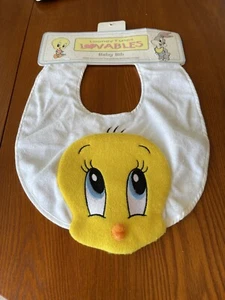 Vintage Looney Tunes Tweety Bird Baby Bib rare! - Picture 1 of 8