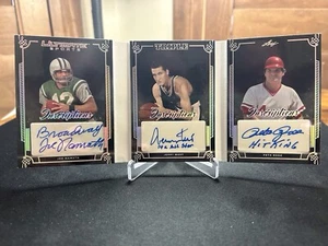 2024 Leaf Ultimate Sports Booklet Joe Namath, Jerry West, Pete Rose Auto 1/2 - Picture 1 of 3