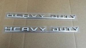 Lot of 2 New OEM 2002-2004 Dodge Ram 2500 3500 Heavy Duty Letters Badge Emblem - Picture 1 of 6