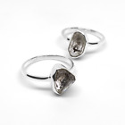 Raw Crystal Silver 925 Ring Natural Jewellery One Piece Variant Size 6 7 8 Us/ca
