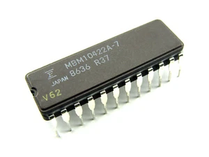 MBM10422A-7 ECL STATIC RAM 256 word x 4; HM10422 IC Fujitsu; CERDIP-24 [1pcs] - Picture 1 of 3