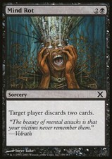 Magic the Gathering MTG Mind Rot (159) Tenth Edition   LP