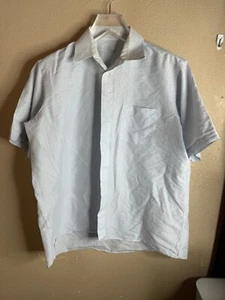 Vintage Christian Dior Mens Shirt Short Sleeve Dress Shirt - Picture 1 of 5