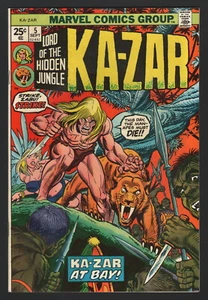 KA-ZAR #5, 1974, Marvel Comics, en muy buen estado, ka-zar at bay! - Imagen 1 de 1
