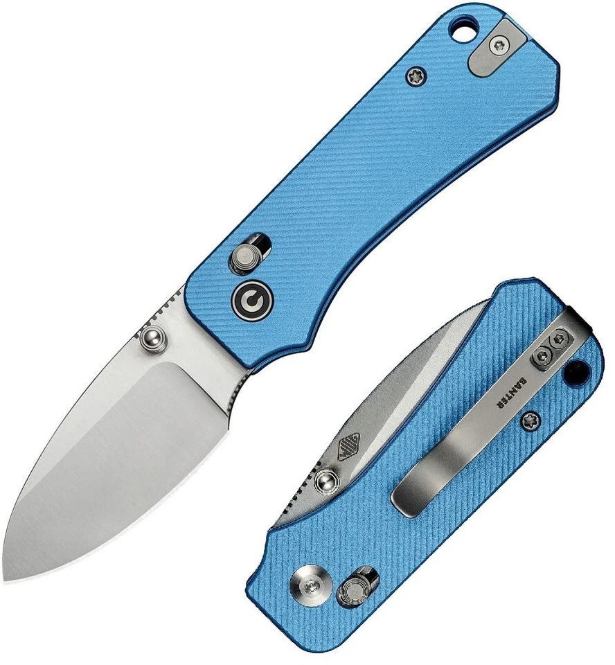 CIVIVI Baby Banter 2 Folding Knife Blue 2.34in Plain Satin Drop Point C23074-1